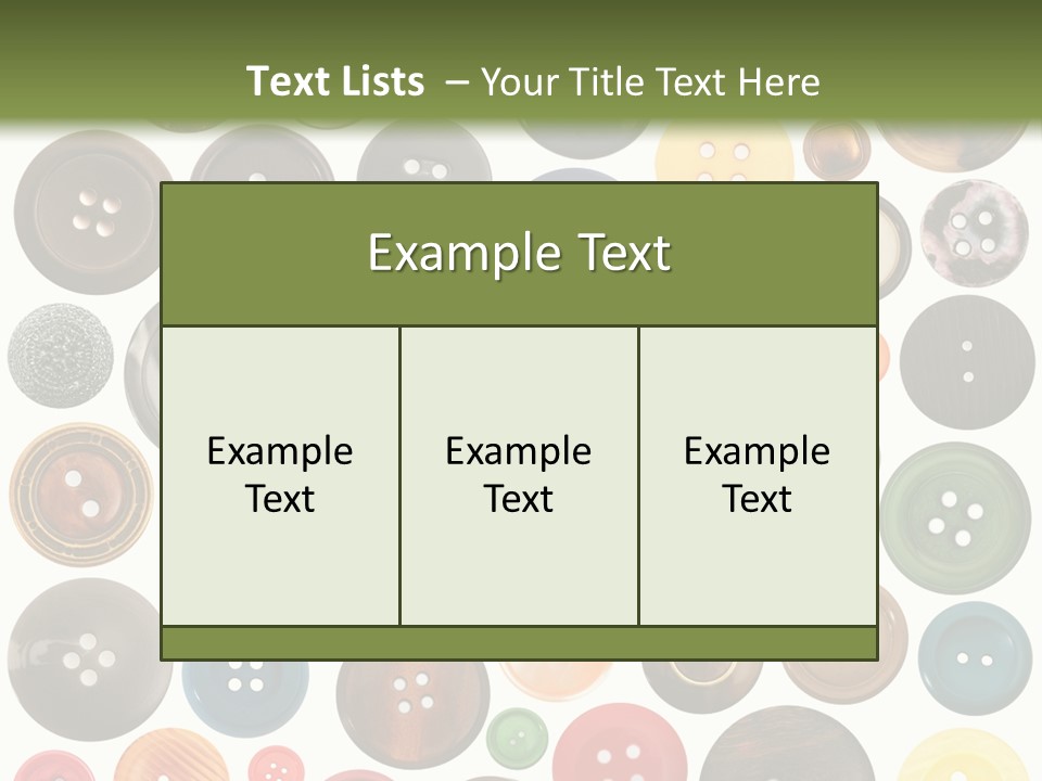 Texture Clothing Nature PowerPoint Template