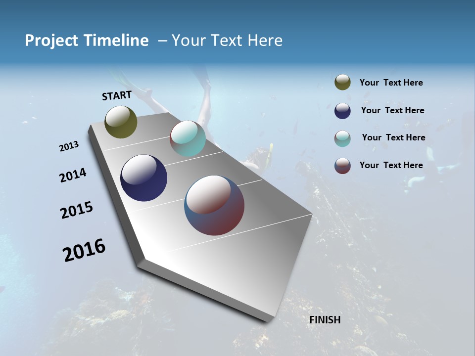 Sun Landmark Depth PowerPoint Template
