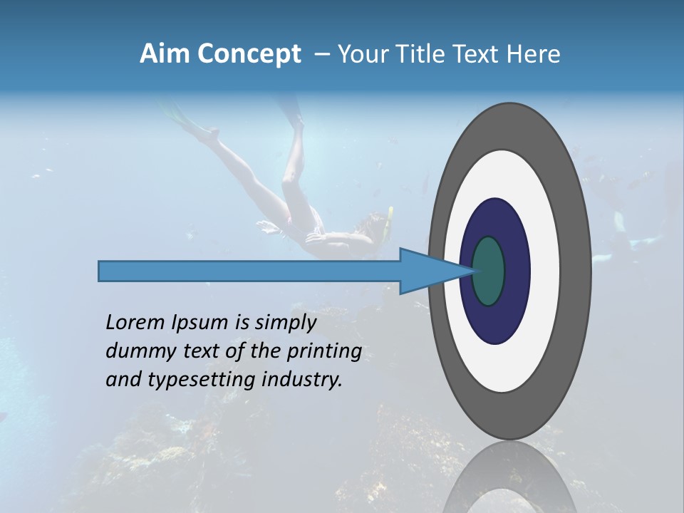 Sun Landmark Depth PowerPoint Template