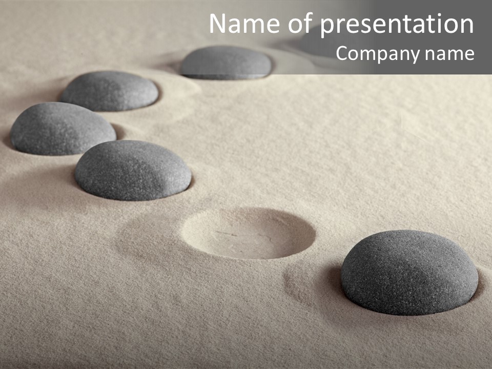 Sand Concept Business PowerPoint Template