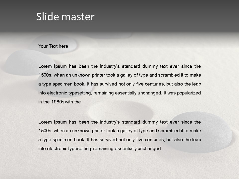 Sand Concept Business PowerPoint Template