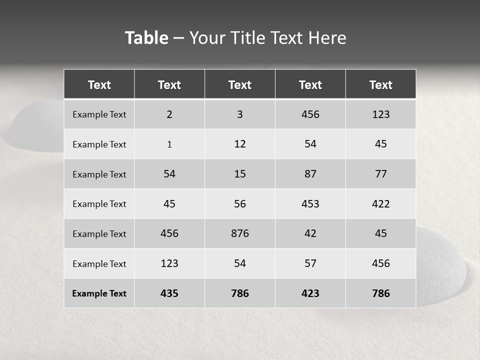 Sand Concept Business PowerPoint Template