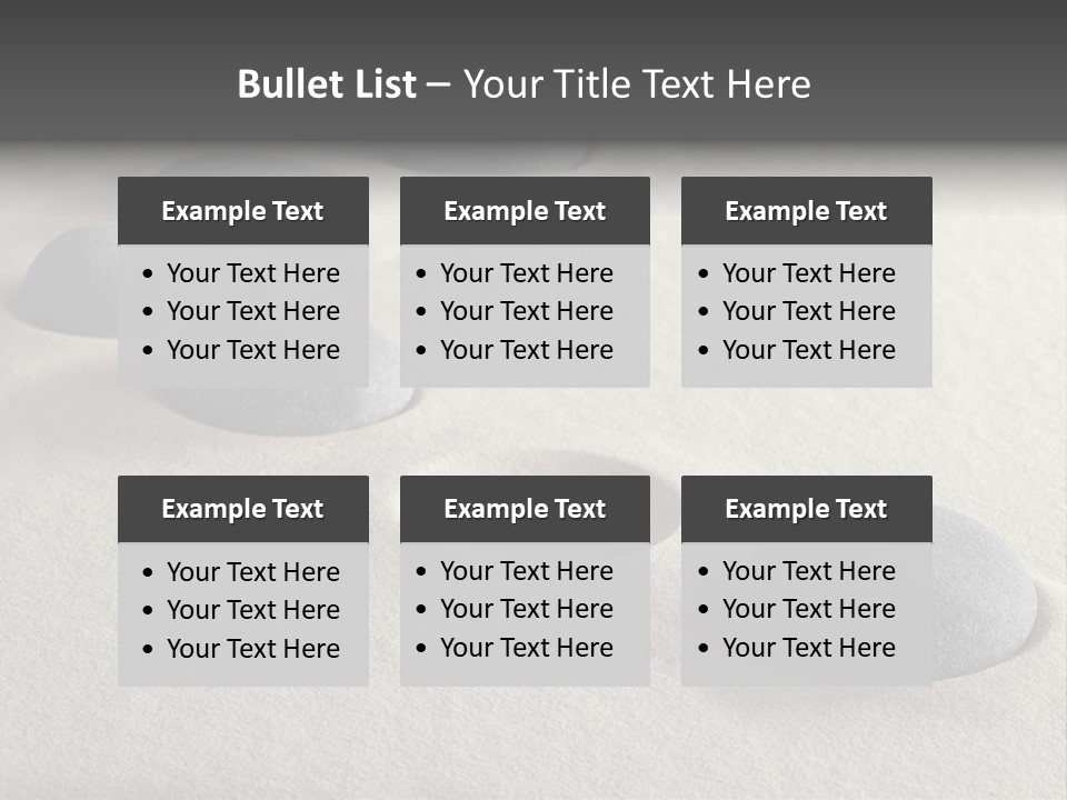 Sand Concept Business PowerPoint Template