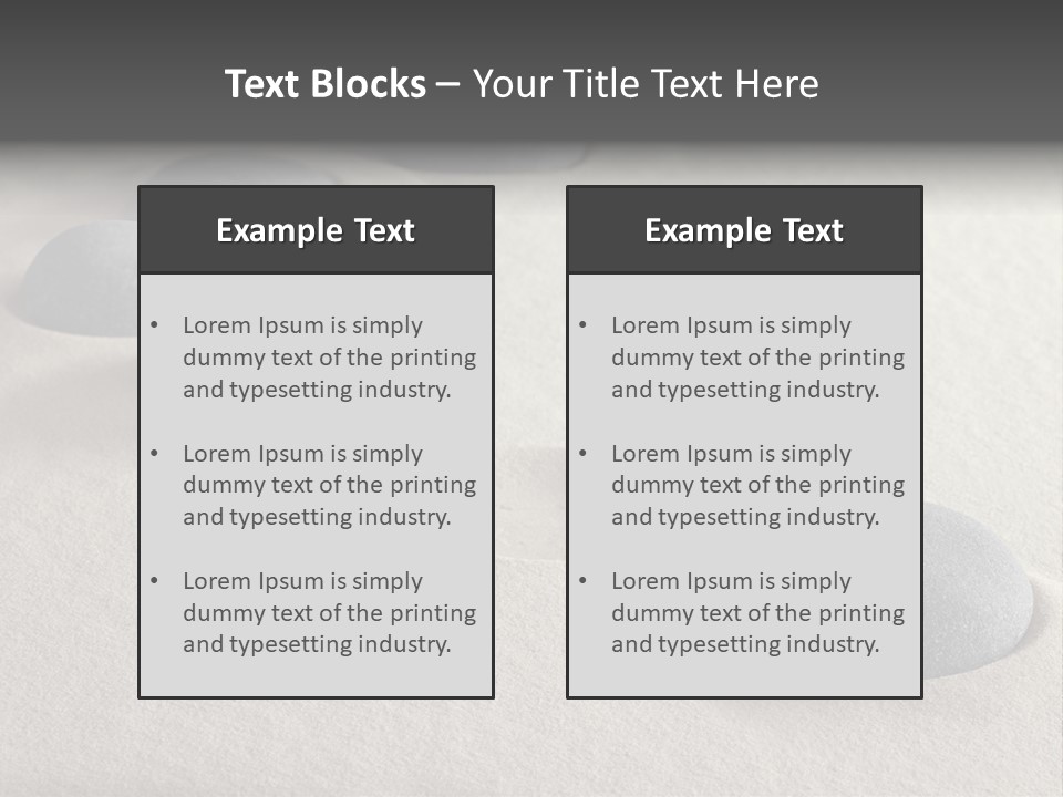 Sand Concept Business PowerPoint Template