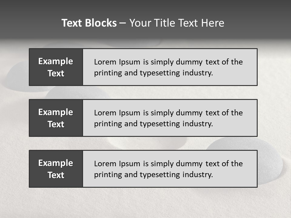 Sand Concept Business PowerPoint Template