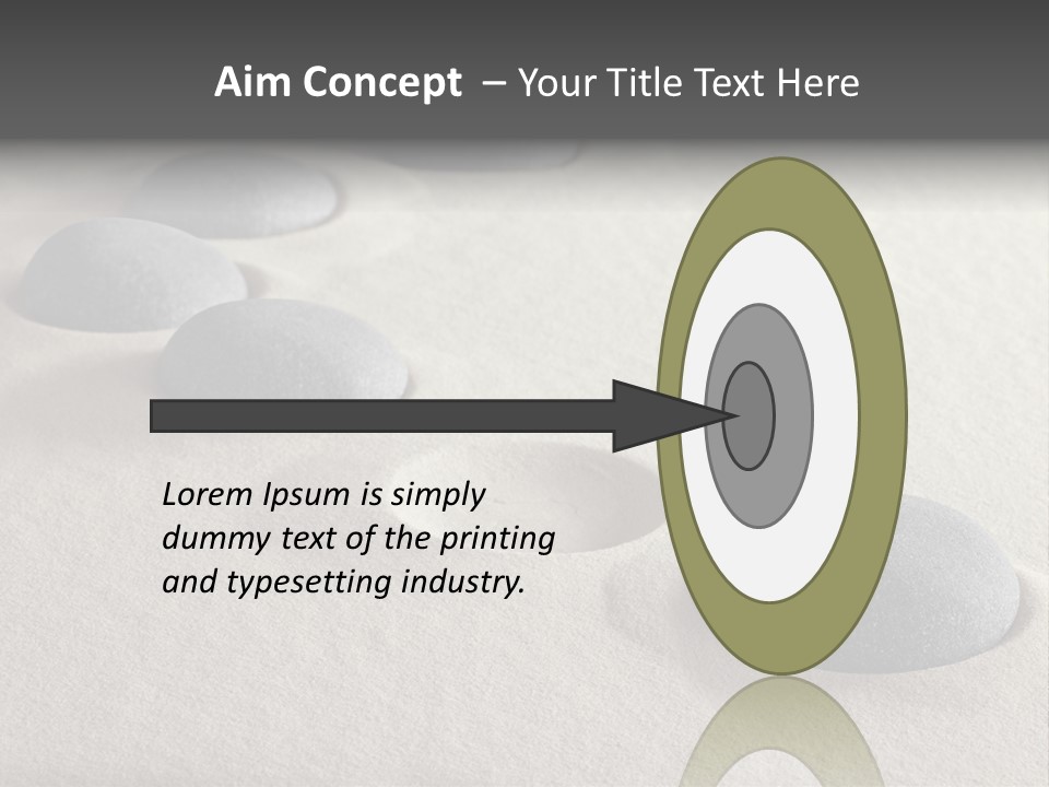 Sand Concept Business PowerPoint Template