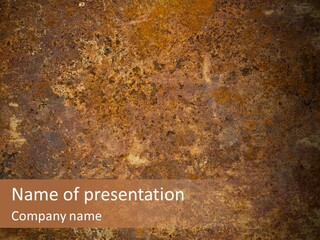 Dirty Rough Empty PowerPoint Template