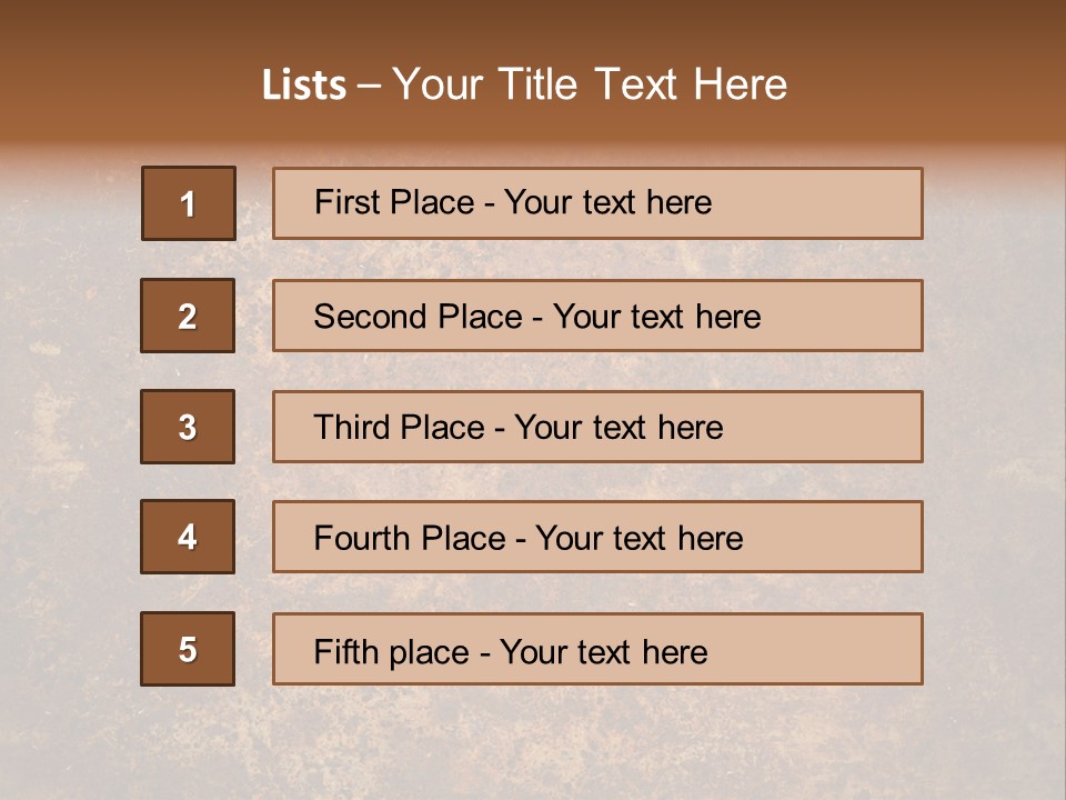 Dirty Rough Empty PowerPoint Template