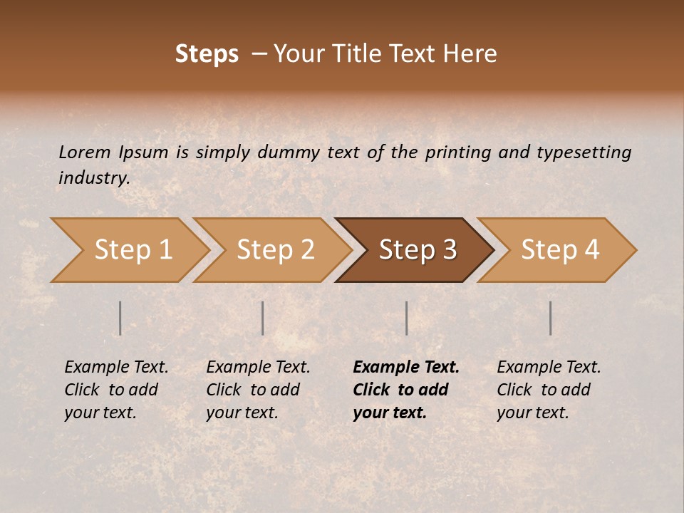 Dirty Rough Empty PowerPoint Template