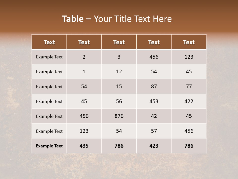Dirty Rough Empty PowerPoint Template