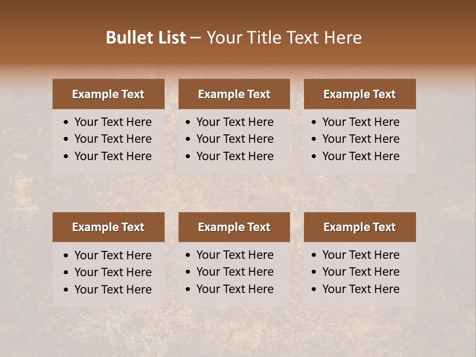 Dirty Rough Empty PowerPoint Template