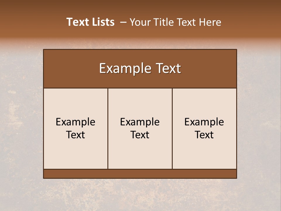 Dirty Rough Empty PowerPoint Template