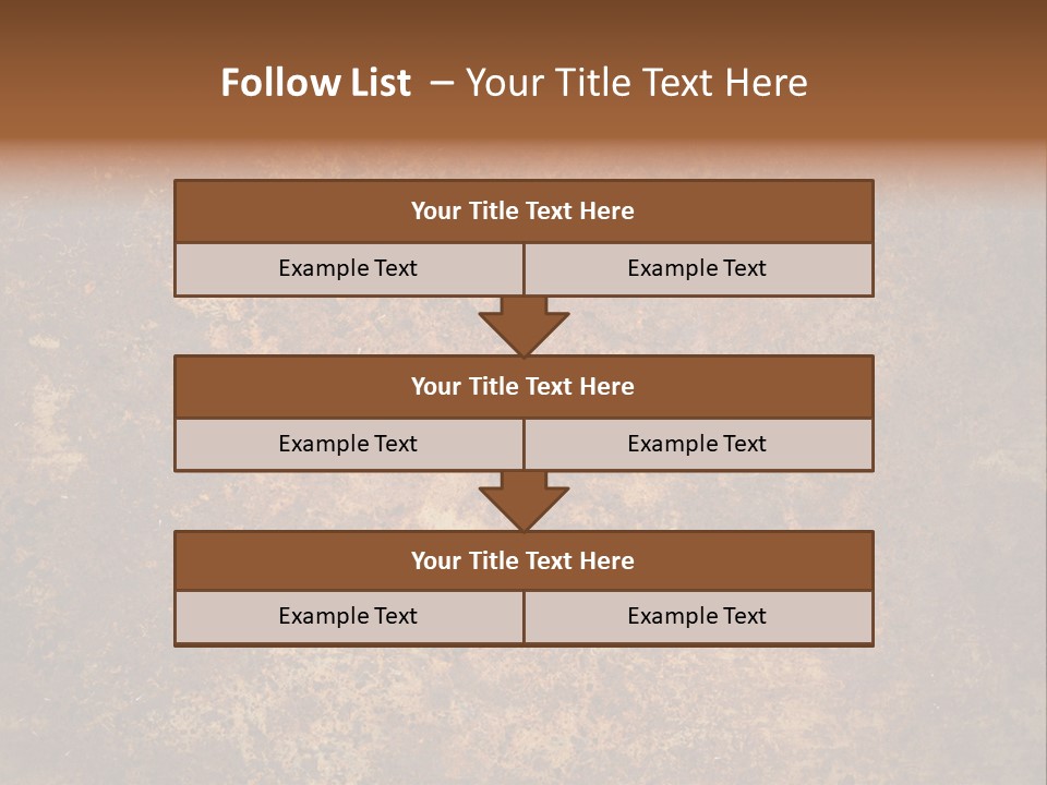 Dirty Rough Empty PowerPoint Template