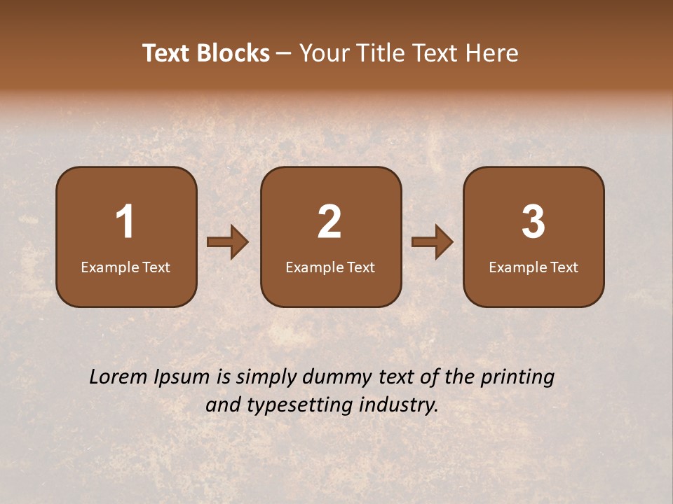 Dirty Rough Empty PowerPoint Template