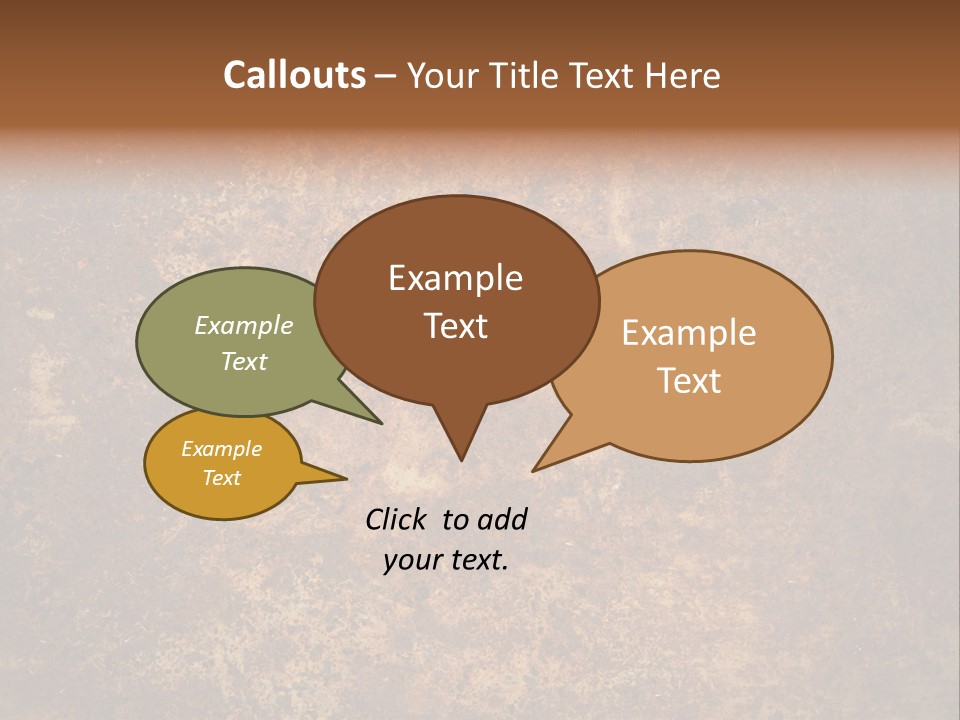 Dirty Rough Empty PowerPoint Template