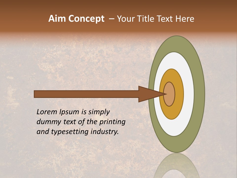 Dirty Rough Empty PowerPoint Template