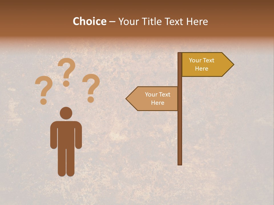 Dirty Rough Empty PowerPoint Template