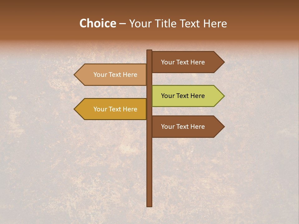 Dirty Rough Empty PowerPoint Template