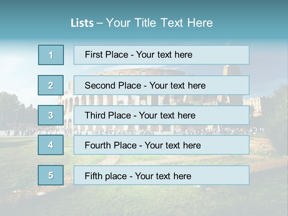 Arc Italy Famous PowerPoint Template