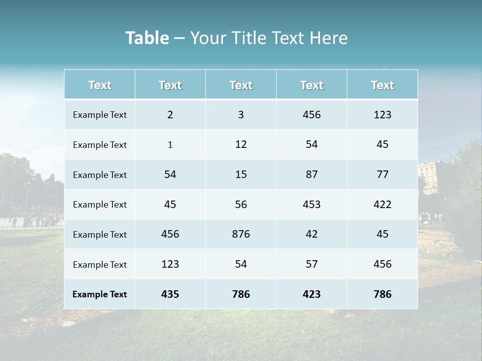 Arc Italy Famous PowerPoint Template