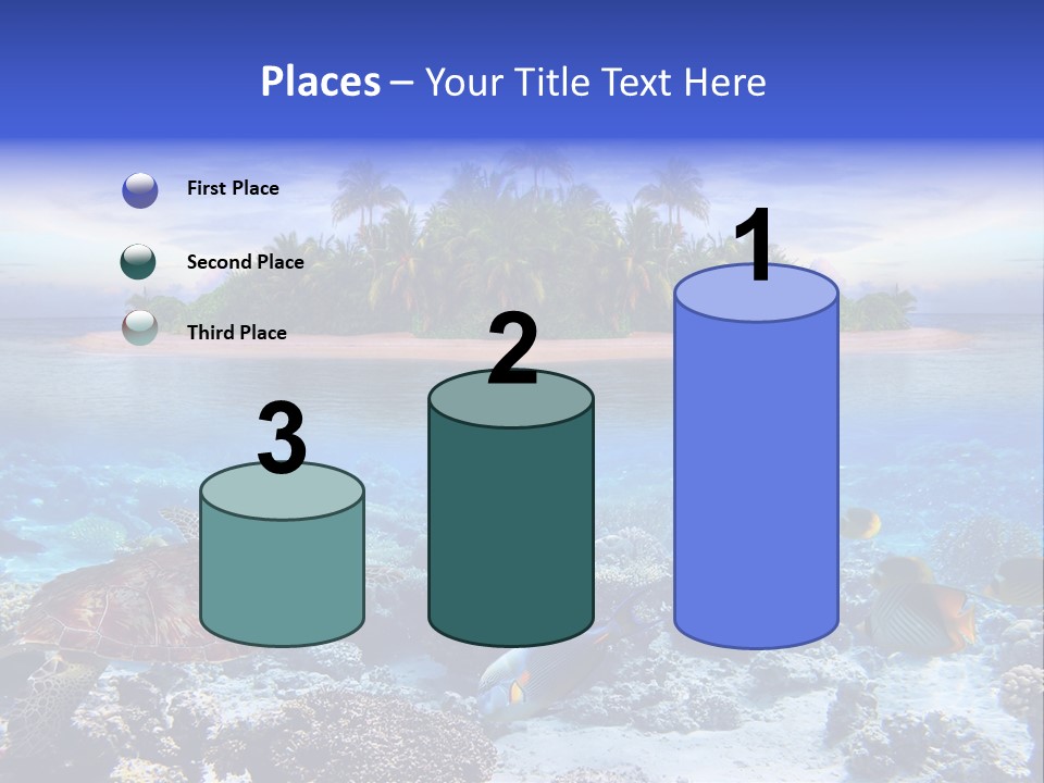 Travel Maldives Coastline PowerPoint Template