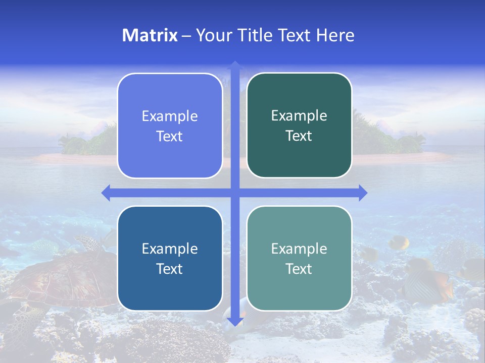 Travel Maldives Coastline PowerPoint Template
