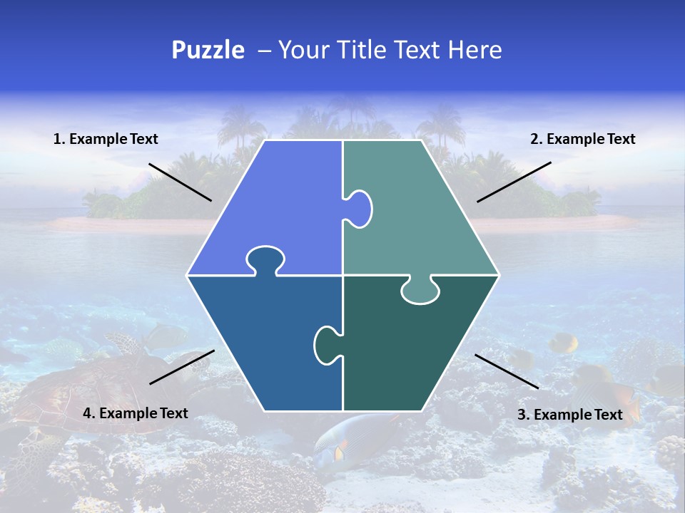 Travel Maldives Coastline PowerPoint Template