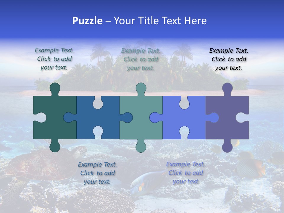 Travel Maldives Coastline PowerPoint Template