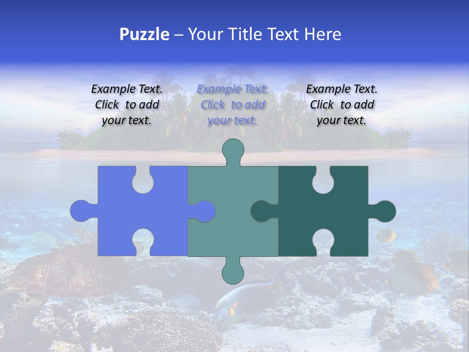 Travel Maldives Coastline PowerPoint Template