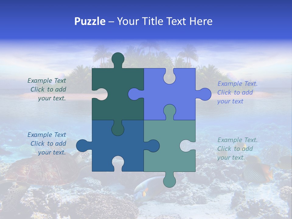 Travel Maldives Coastline PowerPoint Template