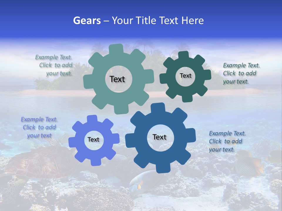 Travel Maldives Coastline PowerPoint Template