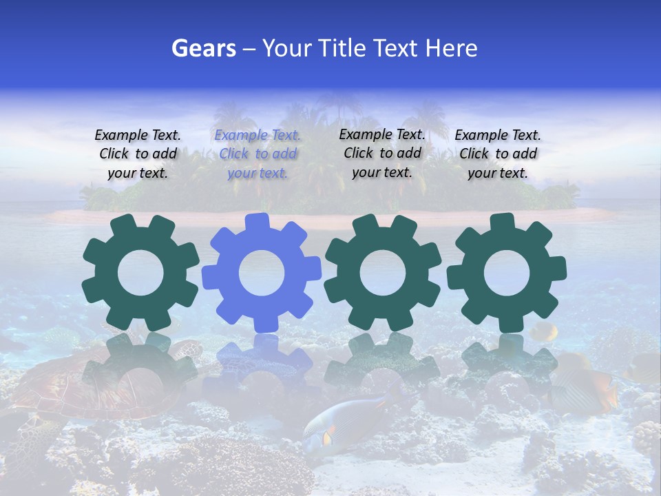 Travel Maldives Coastline PowerPoint Template