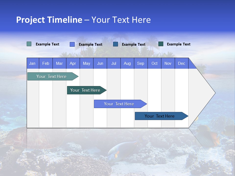 Travel Maldives Coastline PowerPoint Template