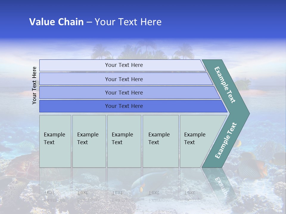 Travel Maldives Coastline PowerPoint Template