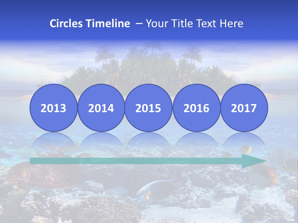 Travel Maldives Coastline PowerPoint Template