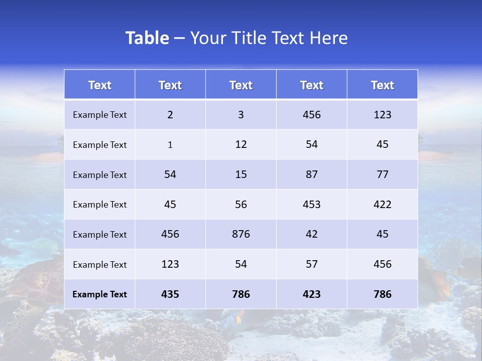 Travel Maldives Coastline PowerPoint Template
