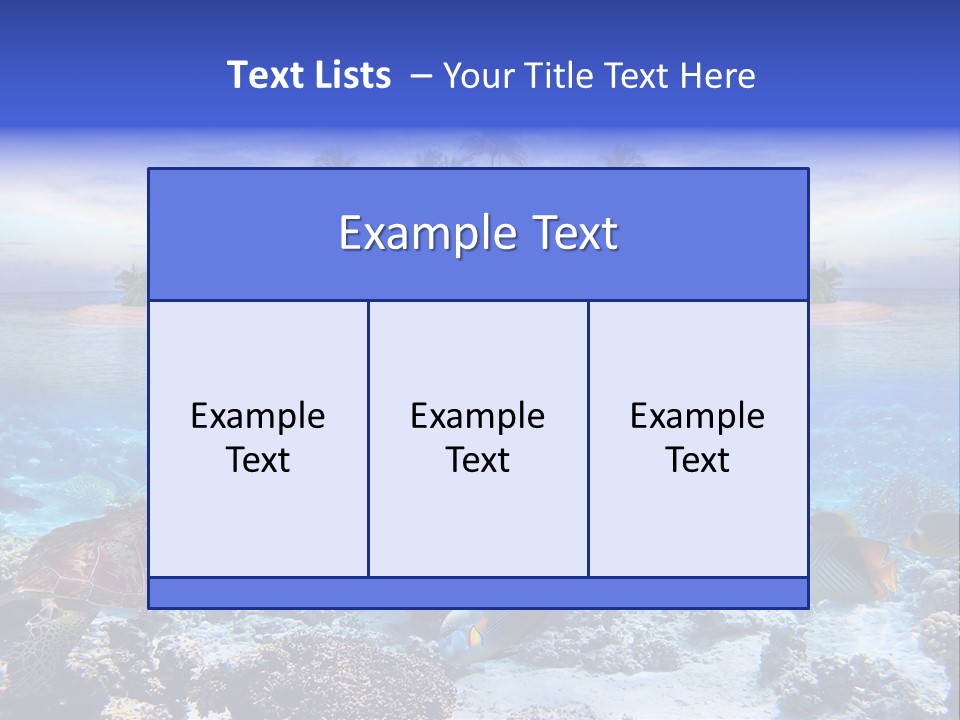 Travel Maldives Coastline PowerPoint Template