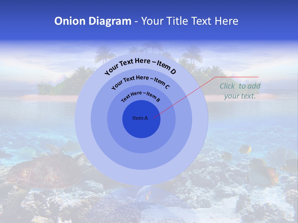 Travel Maldives Coastline PowerPoint Template