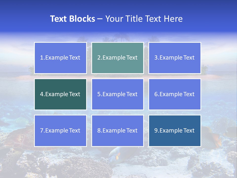 Travel Maldives Coastline PowerPoint Template