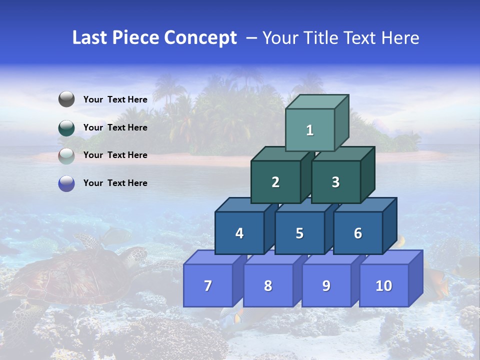 Travel Maldives Coastline PowerPoint Template