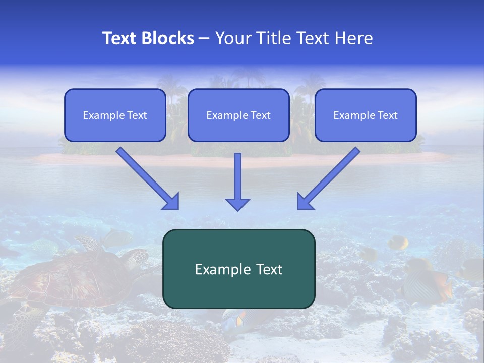 Travel Maldives Coastline PowerPoint Template