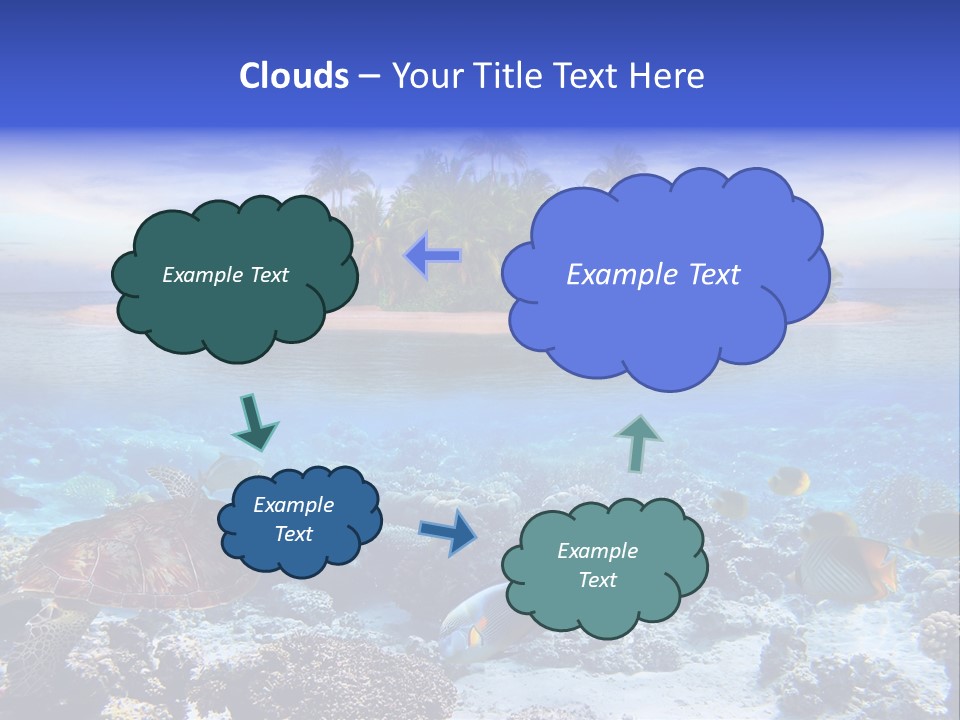 Travel Maldives Coastline PowerPoint Template
