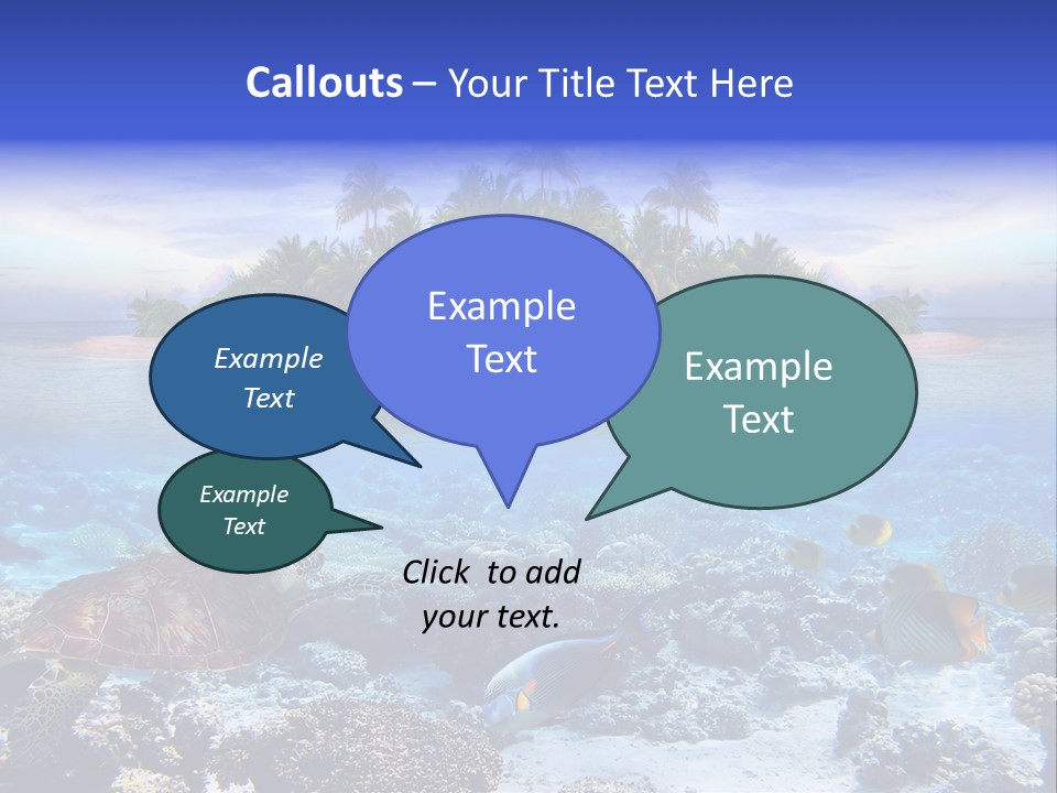 Travel Maldives Coastline PowerPoint Template