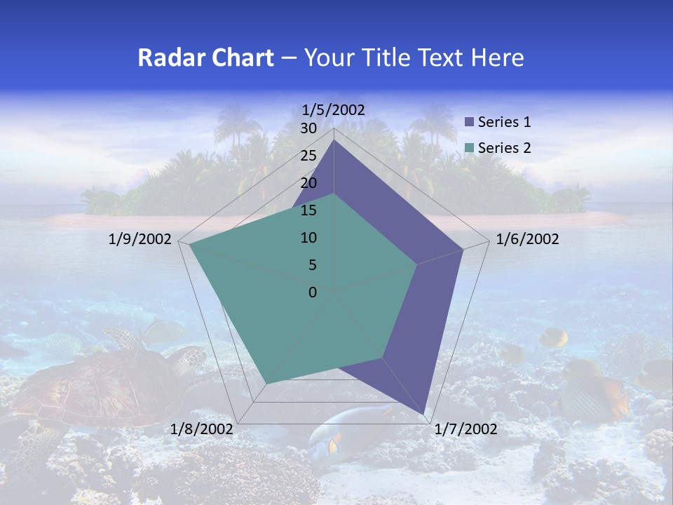 Travel Maldives Coastline PowerPoint Template