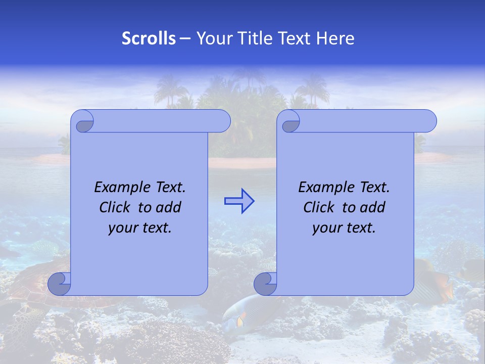 Travel Maldives Coastline PowerPoint Template