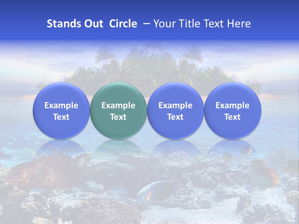 Travel Maldives Coastline PowerPoint Template