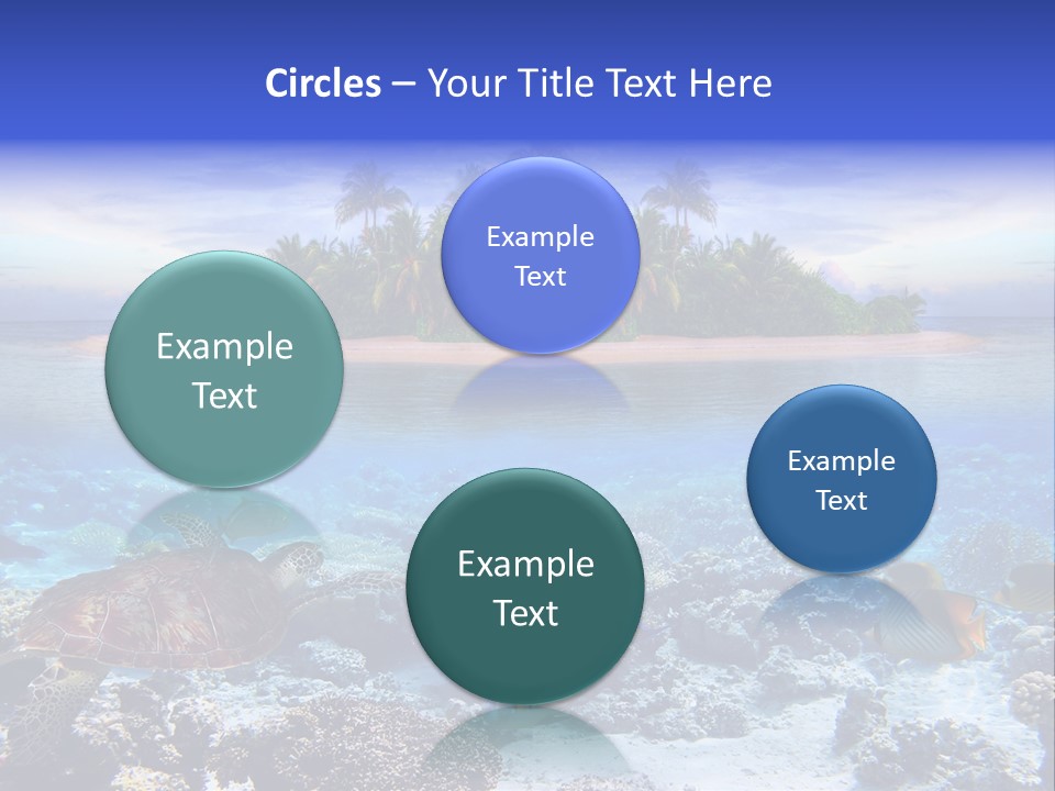 Travel Maldives Coastline PowerPoint Template