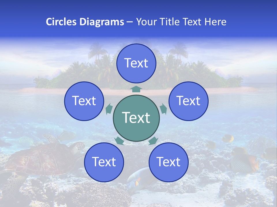 Travel Maldives Coastline PowerPoint Template