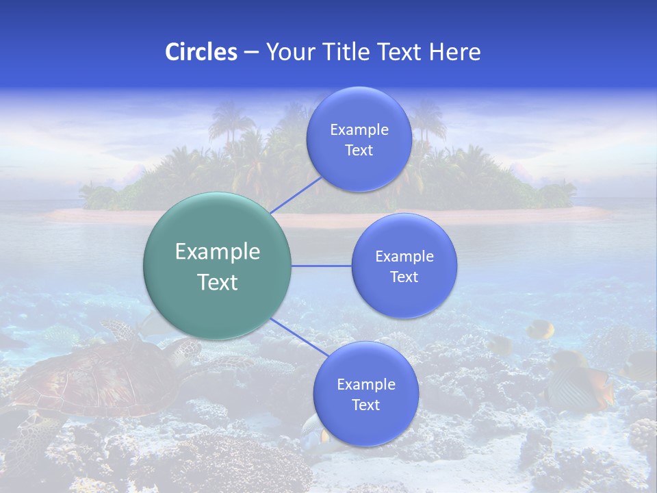 Travel Maldives Coastline PowerPoint Template