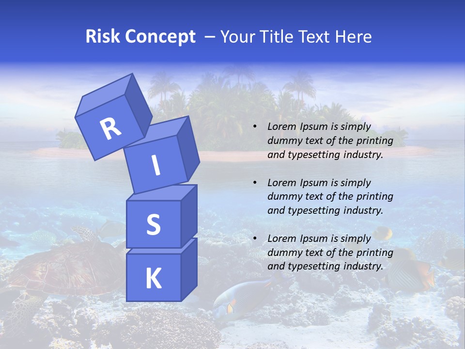 Travel Maldives Coastline PowerPoint Template